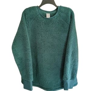 Cuddl Duds Women Shaggy Sherpa Pullover Top Size 1X